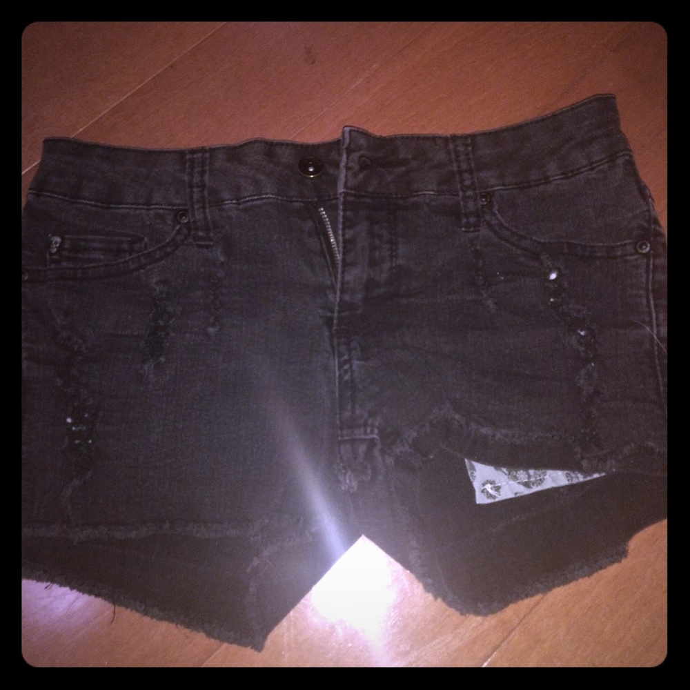 Black shorts
